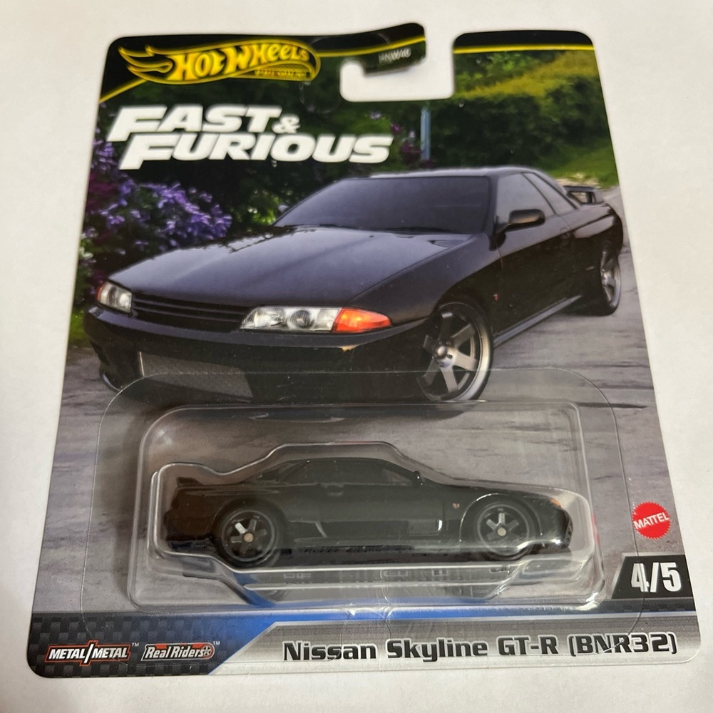 2024 Hot Wheels Fast & Furious Premium NISSAN SKYLINE GT-R (BNR32) Black